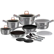 Zestawy garnków i patelni - Berlinger Haus Lumarko Bh-7037 Moonlight 18 Elem BH-7037 Kinghoff - miniaturka - grafika 1