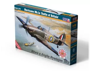 Olymp Aircraft, Hurricane Mk.Ia "Battle of Britain" 1:72 (SD-180), Model samolotu do sklejania, 8+ - Modele do sklejania - miniaturka - grafika 1