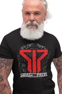 Koszulki męskie - SMASH INTO PIECES Koszulka T-Shirt męski czarny prezent rock metal 5XL - miniaturka - grafika 1