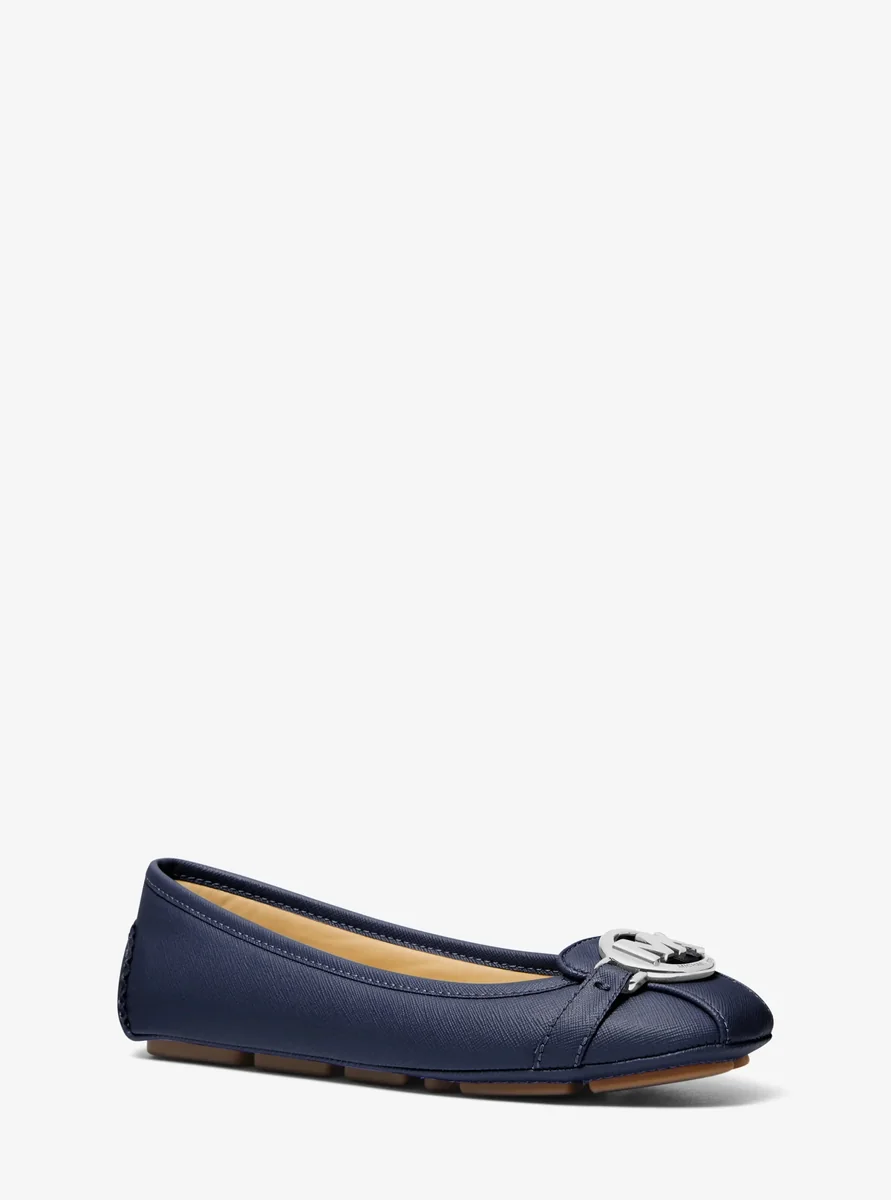 MICHAEL KORS MOKASYNY DAMSKIE BEZ WZORU MODEL 49F9FUFR3L NIEBIESKIE 39 QAA*