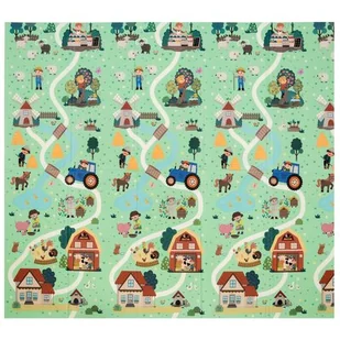Mata edukacyjna HUMBI Wieś las 180 x 200 x 1 cm 9018 | Bezpłatny transport - Maty edukacyjne - miniaturka - grafika 1