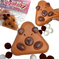 Zabawki sensoryczne - Gniotek antystresowy Kapibara Taba z pomponikami - miniaturka - grafika 1