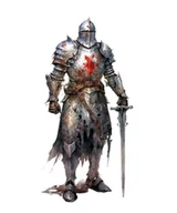 Pasmanteria - Naprasowanka Rycerz wojownik bojownik 3 - miniaturka - grafika 1