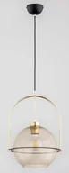 Lampy sufitowe - Leria D30 lampa wisząca 1xE27 czarna/złota 61286 - miniaturka - grafika 1