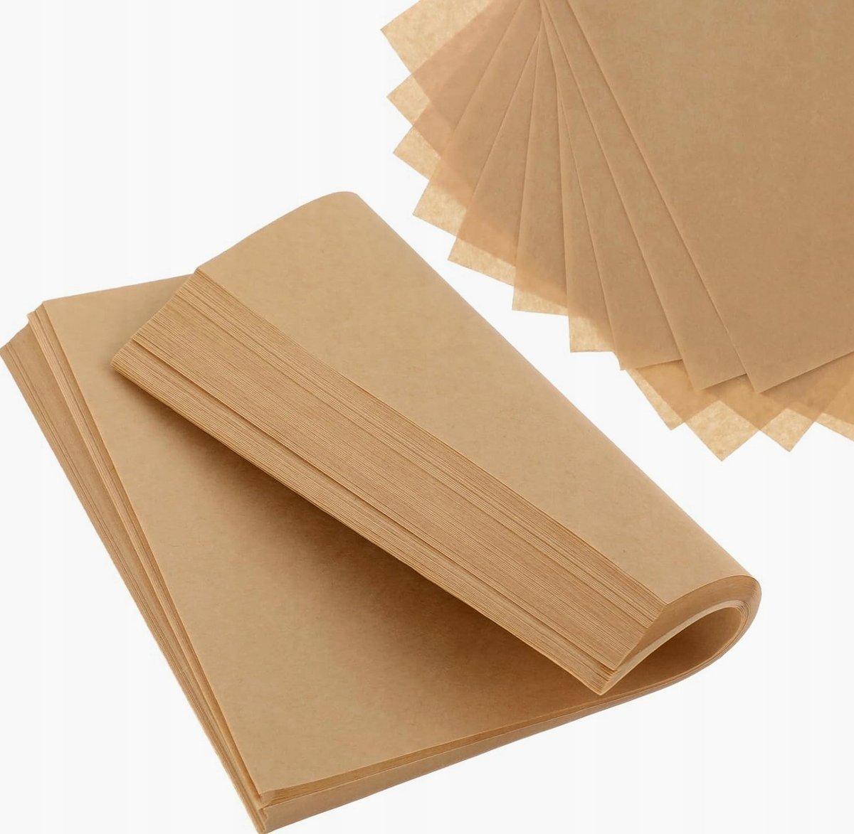 PAPIER DO PIECZENIA 150 SZTUK 20X20CM PROSTOKĄTNY NIEPRZYWIERAJĄCY WYSOKA