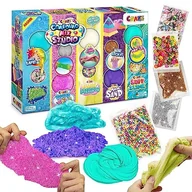 Masy plastyczne - CRAZE Compound Mix Studio zestaw plasteliny z Magic Slime, Cloud Slime, Fluffy Mellow, Magic Sand & Soft Slime - masa modelarska dla dzieci i dzieci od 3 lat 34248 - miniaturka - grafika 1
