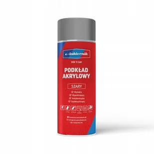 e-lakiernik PODKŁAD AKRYLOWY SZARY | SPRAY 400ml - Chemia warsztatowa - miniaturka - grafika 1