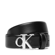 Paski - Pasek Damski Calvin Klein LV04F7054G Czarny - miniaturka - grafika 1