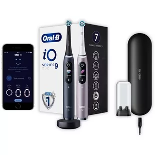 Braun Oral-B iO 9 Black Onyx&Rose 2szt. - Szczoteczki elektryczne - miniaturka - grafika 1