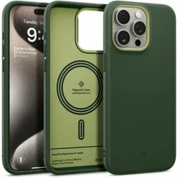 Spigen Etui Caseology Nano Pop Mag do MagSafe do iPhone 15 Pro Max, zielone - Etui i futerały do telefonów - miniaturka - grafika 1