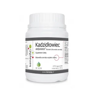 Arjuna Natural Extracts Ltd KADZIDŁOWIEC - ekstrakt (Boswellia serrata) AKBAMAX 270 kapsułek 68E9-171DF - Suplementy naturalne - miniaturka - grafika 1