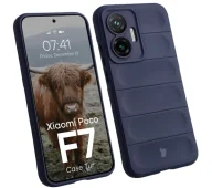 Etui i futerały do telefonów - Bizon Tur do Xiaomi Poco F7 Granatowy - miniaturka - grafika 1
