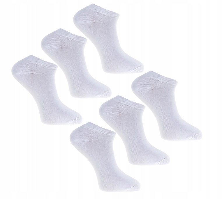 Męskie skarpety bawełniane stopki MORAJ CSM170-050W 6-pak 43-45