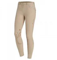 Bryczesy - Schockemohle Bryczesy z lejem kolanowym silikonowym LIBRA damskie - tan - miniaturka - grafika 1