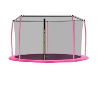 Akcesoria do trampolin - Aga Indoor siatka ochronna 430 cm na 6 prętów Czarna koło) - miniaturka - grafika 1