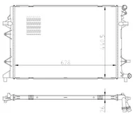 Układ chłodzenia - akcesoria - RADIATOR VW Caddy 2.0D 15- - miniaturka - grafika 1