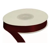Scrapbooking - Wstążka bordowa, 25m dł x 12mm szer, CRAFT-FUN - bordowy - miniaturka - grafika 1