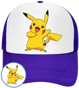 Czapki i chusty sportowe męskie - CZAPKA Z DASZKIEM POKEMON PIKACHU DLA DZIECI SIATKA - miniaturka - grafika 1
