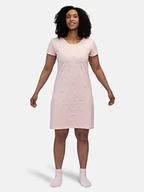 Koszulki i topy damskie - greenjama Damska koszulka nocna Slub Jersey z nadrukiem, różowy, 40 - miniaturka - grafika 1