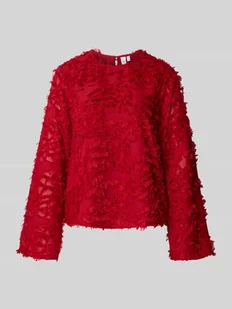 Bluzka z długim rękawem i okrągłym dekoltem model ‘PARIA’ - Płaszcze męskie Bluzka z długim rękawem i okrągłym dekoltem model ‘PARIA’ - Płaszcze męskie - miniaturka - grafika 1