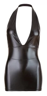 Cotelli wet look dress - Sukienka, Czarny Wariant/Rozmiar: L  << DYSKRETNIE   |   DOSTAWA 24h   |  GRATISY - Sukienki - miniaturka - grafika 3
