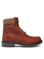 Botki męskie - Timberland Trzewiki TB0A2P6WEJD1 Brązowy - miniaturka - grafika 1