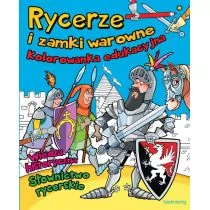 Rycerze i zamki warowne - Opracowanie zbiorowe - Kolorowanki, wyklejanki - miniaturka - grafika 1