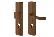 Klamki - Pochwyt-klamka Axa PRESTIGE 92 WB klasa 3, kolor F4 - stare złoto (grubość drzwi 74-83 mm) - miniaturka - grafika 1
