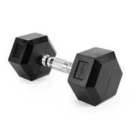 Hantle i ciężarki - Hantel ogumowany TREXO Hex HXD50 5 kg - miniaturka - grafika 1