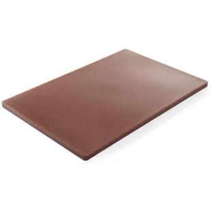 Hendi Deska do krojenia HACCP - 450 x 300 x 13 mm brązowa 825556 - Akcesoria gastronomiczne - miniaturka - grafika 1
