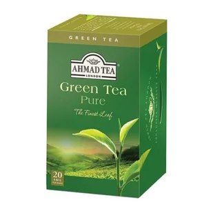 Herbata zielona kopertowana AHMAD GREEN TEA PURE 20szt. - Herbata - miniaturka - grafika 1