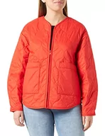 Kurtki damskie - United Colors of Benetton Damska kurtka ocieplana 2ba2dn01w czerwona 3t5, S, Czerwony 3t5, S - miniaturka - grafika 1