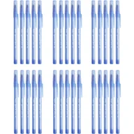 Długopisy - 30 szt. x długopis BIC Round Stic Classic 1,0 mm, niebieski - miniaturka - grafika 1