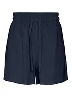 Spodenki damskie - VERO MODA Damskie szorty VMCARMEN HR Loose Noos, granatowe marynarki, S, granatowy blezer, S - miniaturka - grafika 1