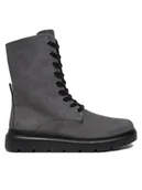 Botki damskie - ECCO Botki Nouvelle 21621302308 Szary - miniaturka - grafika 1