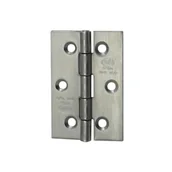 Zawiasy, okucia i inne akcesoria - Agas Zawias meblowy 60 x 40 x 2 mm inox - miniaturka - grafika 1