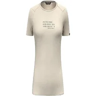 Koszulki i topy damskie - Salewa Pure Box Dryton T-shirt damski, Oatmeal, L - miniaturka - grafika 1