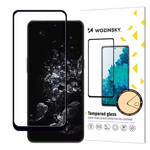 Wozinsky Full Glue Tempered Glass szkło hartowane OnePlus 10T / OnePlus Ace Pro 9H na cały ekran z czarną ramką - Szkła hartowane na telefon - miniaturka - grafika 1