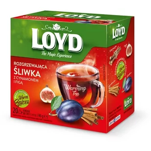 Herbata Loyd Rozgrzewająca Śliwka z Cynamonem i Figą 20x2g - Herbata - miniaturka - grafika 2