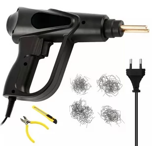 ZGRZEWARKA do Plastiku + 200 zszywek 70W czarna AG814A - Zgrzewarki do rur - miniaturka - grafika 1