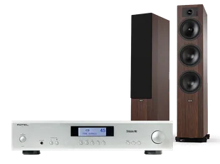 Rotel A11 Tribute (srebrny) + Tesi 6 (mokka) - Zestawy stereo - miniaturka - grafika 1