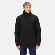 Kurtki męskie - Regatta Męska Kurtka Przeciwdeszczowa Edin Black, Rozmiar: Xxxl - miniaturka - grafika 1
