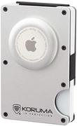 Etui na dokumenty i karty - Aluminiowe etui na karty z miejscem na AirTag od Apple (srebrny) - miniaturka - grafika 1