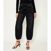 Spodnie damskie - Patrizia Pepe Jeansy carrot fit - miniaturka - grafika 1