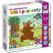 Gry planszowe - Kapitan Nauka. Miś i pszczoły, gra edukacyjna - miniaturka - grafika 1