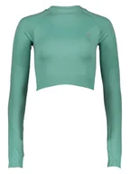 Koszulki sportowe damskie - asics Koszulka sportowa w kolorze zielonym - miniaturka - grafika 1