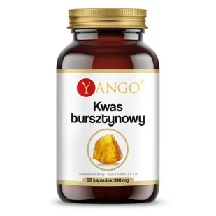 YANGO Yango Kwas Bursztynowy 90 k zwalcza wolne rodniki YA0985 - Suplementy naturalne - miniaturka - grafika 1