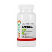 Suplementy diety - MyVita MyVita Acerola sproszkowany sok BIO 50g 5905279123601 - miniaturka - grafika 1