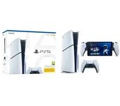 Konsole Playstation - Sony PlayStation 5 Slim E Chassis PS5 1TB z napędem + PlayStation Portal - miniaturka - grafika 1