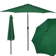 Parasole ogrodowe - Springos Parasol ogrodowy 300 cm składany na balkon duży zielony GU0024 - miniaturka - grafika 1